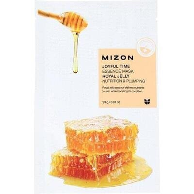 Маска тканинна для обличчя Mizon Joyful Time Essence Mask Royal Jelly з маточним молочком, 23 г
