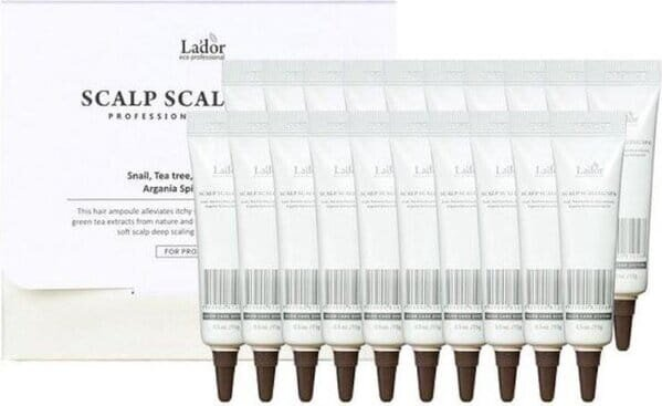 Сироватка-пілінг для шкіри голови Lador Scalp Scaling Spa Hair Ampoule, 20 шт х 15 г