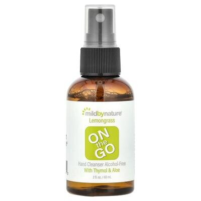 Засіб для рук Mild By Nature очищувальний без спирту лемонграс, 60 мл