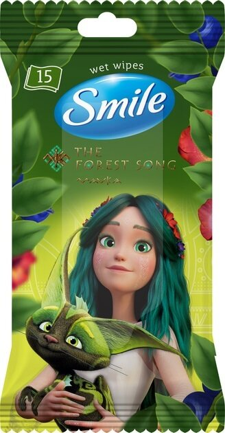 Серветки вологі Smile Mavka, 15 шт