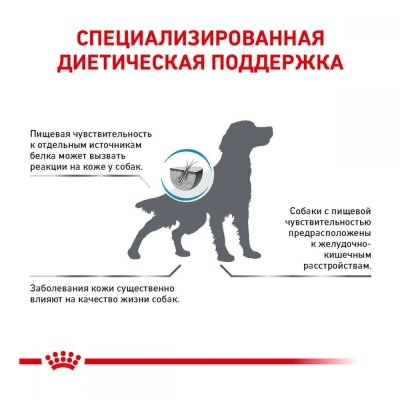 Корм сухий для собак Royal Canin Hypoallergenic при харчовій алергії, 2 кг