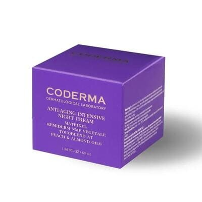 Крем для обличчя Coderma Dermatological Laboratory інтенсивний антивіковий нічний, 50 мл