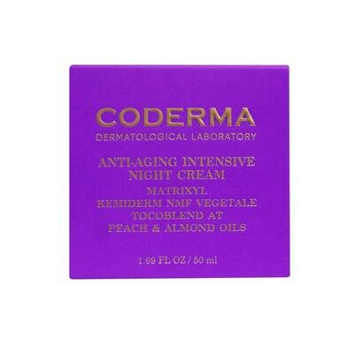 Крем для обличчя Coderma Dermatological Laboratory інтенсивний антивіковий нічний, 50 мл