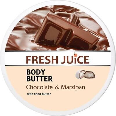Крем-олія для тіла Fresh Juice Chocolate & Marzipan, 225 мл
