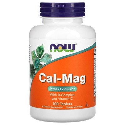 Антистрес формула NOW Cal-Mag Stress Formula таблетки №100