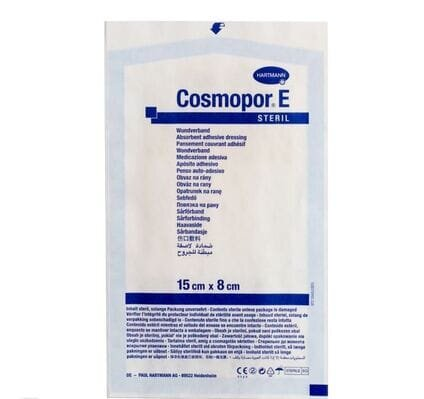 Пов'язка пластирна Cosmopor E steril для закриття ран 15 см х 8 см стерильна, 1 штука