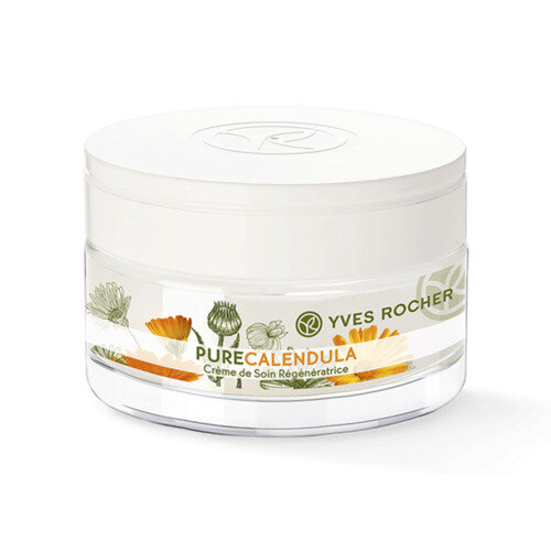 Крем для обличчя Yves Rocher Pure Calendula Відновлювальний денний/нічний, 50 мл