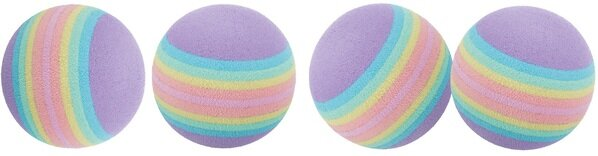 Іграшка для котів Trixie 4097 Райдужні м'ячі 3,5 см, 4 штуки