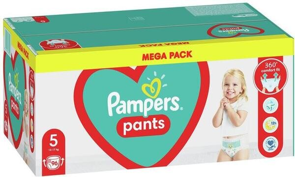 Підгузки-трусики Pampers Pants дитячі розмір 5, 12-17 кг, 96 шт