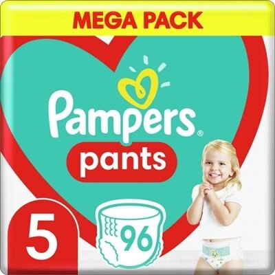 Підгузки-трусики Pampers Pants дитячі розмір 5, 12-17 кг, 96 шт