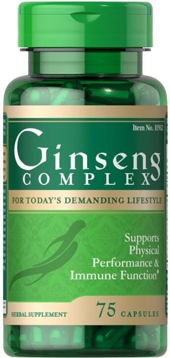 Женьшень комплекс Puritan's Pride Ginseng Complex, 75 капсул
