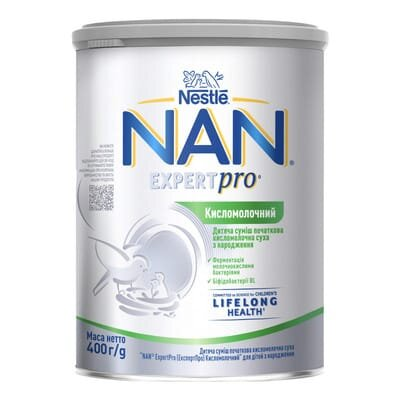 Суміш суха молочна NAN Expertpro кисломолочний для дітей від народження, 400 г