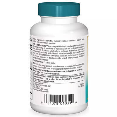 Вітамін С-1000 Source Naturals Wellness С-1000 таблетки №50