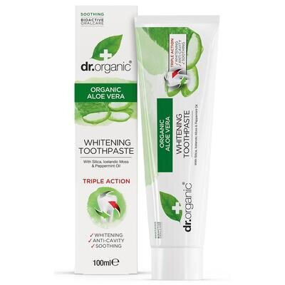 Зубна паста Dr. Organic з алое вера, 100 мл