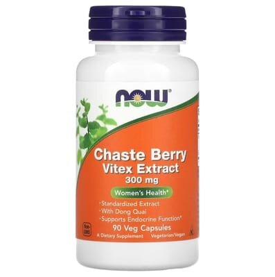 Вітексу плодів екстракт NOW Chaste Berry Vitex Extract 300 мг вег. капсули №90