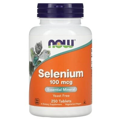 Селен NOW Selenium 100 мкг таблетки №250