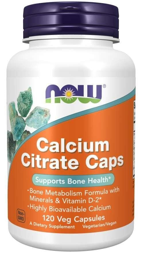 Кальцію Цитрат NOW Calcium Citrate вег. капсули №120