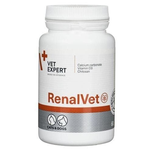 Реналвет VetExpert RenalVet для собак і кішок з нирковою недостатністю, 60 капсул