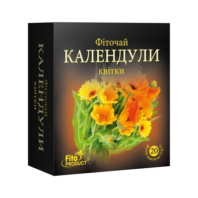 Фіточай Фітопродукт Календули квітки по 1,5 г №20 у філ.-пак.