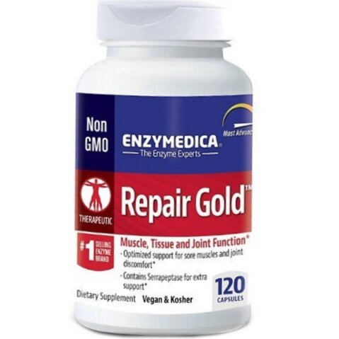 Ферменти для м'язів Enzymedica Repair Gold, 120 капсул