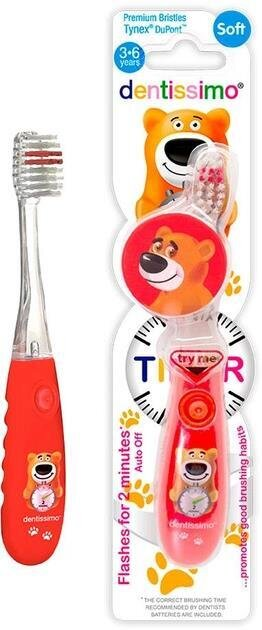 Зубна щітка Dentissimo Kids Timer від 3 до 6 років, м'яка, 1 штука
