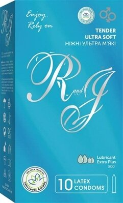 Презервативи R&J Ромео і Джульєтта Ultra Soft, 10 штук
