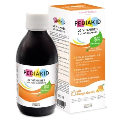 Педіакід PEDIAKID 22 Vitamines & Oligo-Elements Мультивітаміни і мінерали для дітей, 250 мл