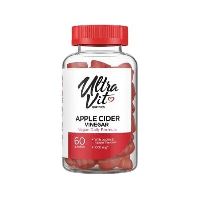 Вітаміни VPLab UltraVit Apple Cider Vinegar смак яблуко, 60 жувальних пастилок