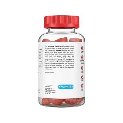Вітаміни VPLab UltraVit Apple Cider Vinegar смак яблуко, 60 жувальних пастилок