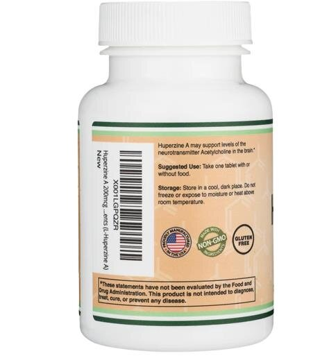 Гіперзин А Double Wood Huperzine A 200 mcg, 120 таблеток