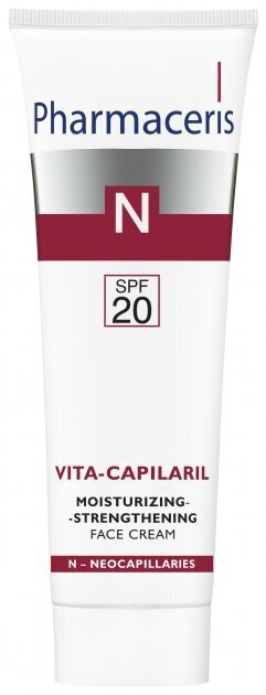 Крем для обличчя Pharmaceris N Vita-Сapilaril SPF20 зволожуючий зміцнюючий, 50 мл