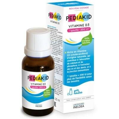 Педіакід PEDIAKID Vitamine D3 Вітамін D3 натуральний краплі по 20 мл у флак.