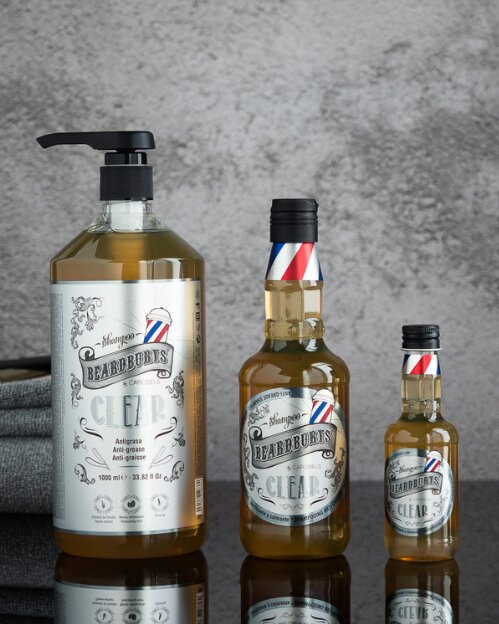 Шампунь Beardburys Clear очищуючий для волосся, схильного до жирності, 330 мл