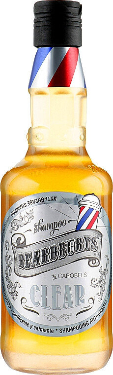 Шампунь Beardburys Clear очищуючий для волосся, схильного до жирності, 330 мл