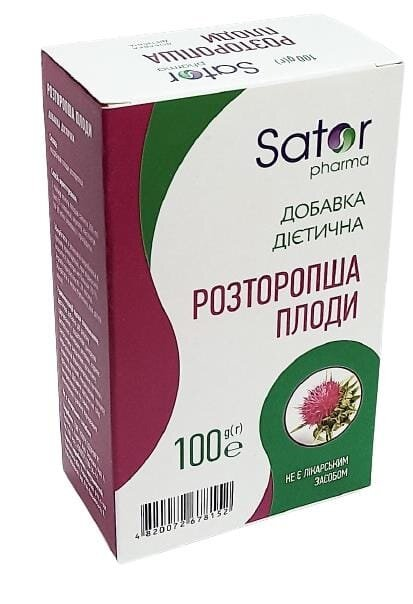 Розторопша Sator pharma плоди по 100 г у пач.