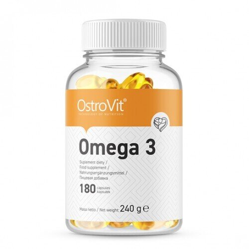 Жирні кислоти OstroVit Omega 3, 180 капсул