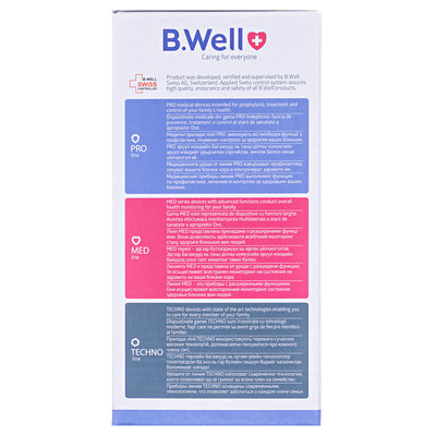 Тонометр B.Well PRO-30 напівавтоматичний, манжета 22-42 см, в комплекті з чохлом