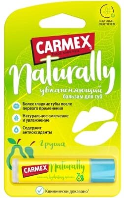 Бальзам для губ Carmex зі смаком Груші, 4,25 г стік