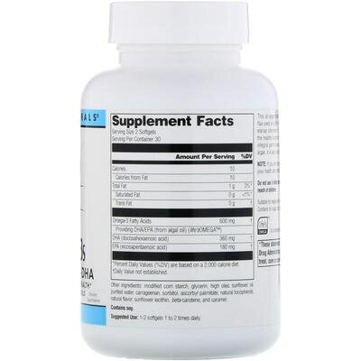 Омега-3 Source Naturals Omega-3s EPA-DHA 300 мг для веганів, 60 капсул