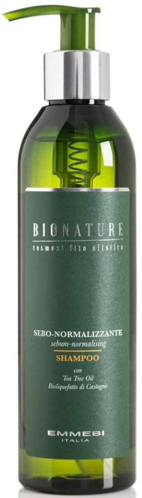 Шампунь для волосся Emmebi Italia Bionature Sebum себонормалізуючий, 250 мл