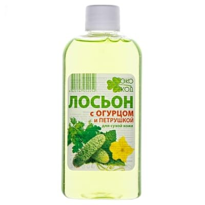Лосьйон для обличчя Екокод з огірком та петрушкою, 100 мл