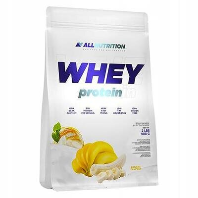 Протеїн сироватковий Allnutrition Whey Protein банан, 908 г
