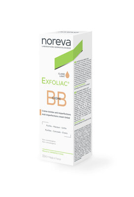 Тональний крем Noreva Exfoliaс BB для обличчя, бежевий, матуючий, 30 мл
