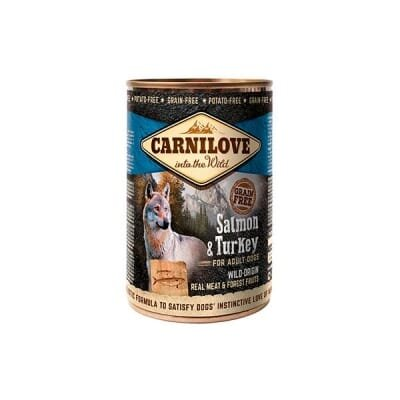 Корм вологий для собак Carnilove Dog k з лососем та індичкою, 400 г