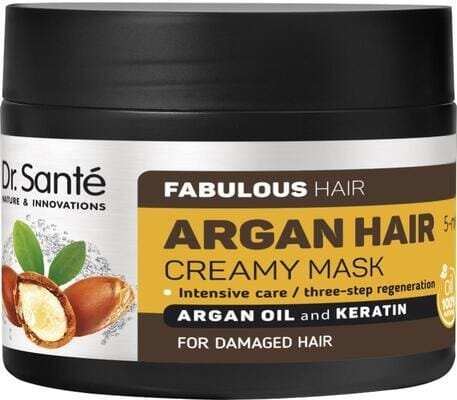 Крем-маска Dr.Sante Argan Hair Розкішне волосся, 300 мл