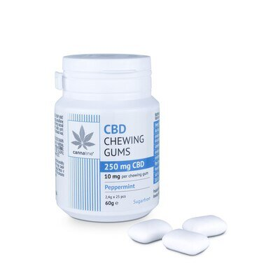 Жувальна гумка CannaLine 250 мг CBD, 25 штук