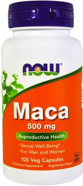 Мака NOW Maca 500 мг вег. капсули №100