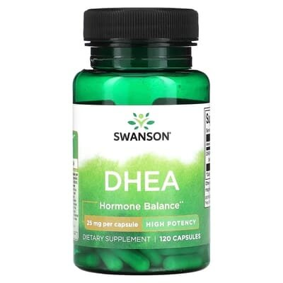 ДГЕА Swanson DHEA 25 мг капсули №120