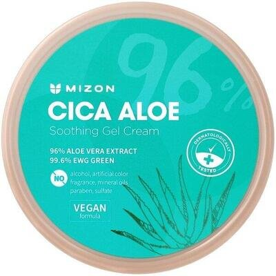 Гель-крем для тіла Mizon Cica Aloe 96% заспокійливий з алое, 300 г