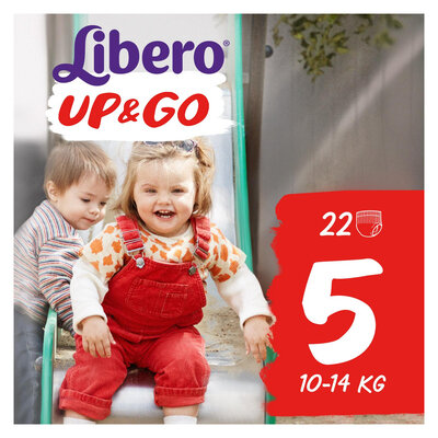 Підгузки-трусики Libero Up&Go розмір 5, 10-14 кг, 22 шт